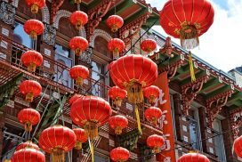 An image of Chinese lanterns. If you need Oakland discrimination lawyer representation, contact The Law Office of Jeannette Vaccaro.