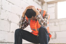 A industrial worker sitting on steps upset from termination, turn to Wrongful Firing Lawyer San Jose for help.